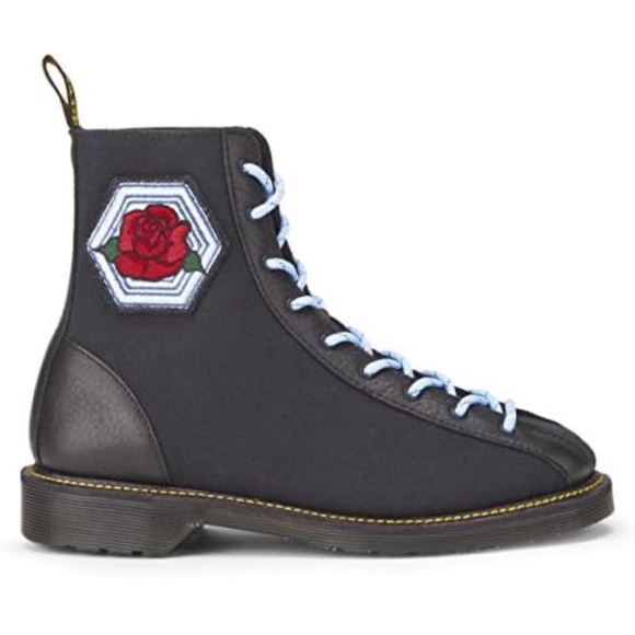 Dr. Martens AGGY Agyness Deyn Women's LTT Leather Boots - Black - Picture 3 of 16